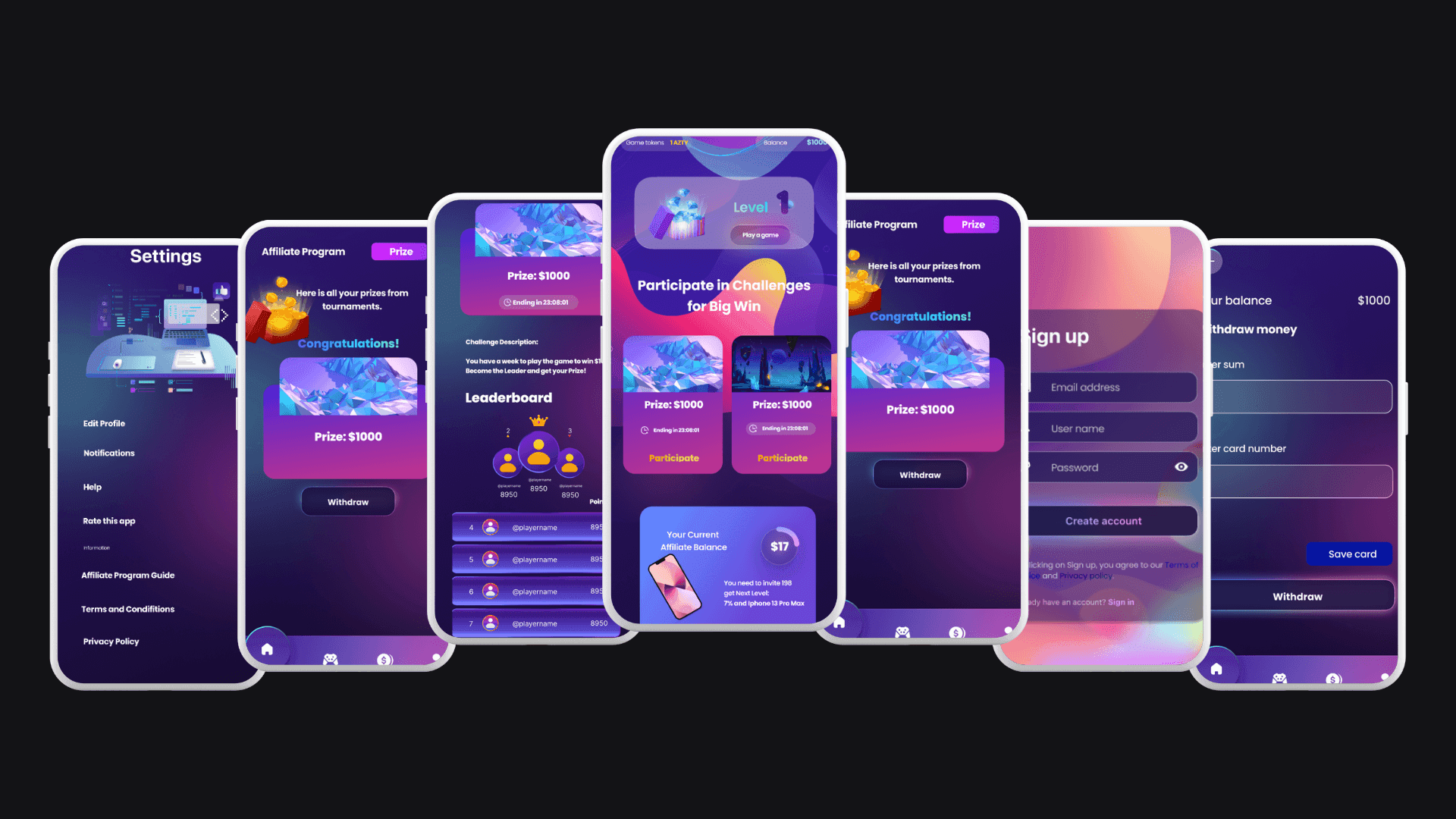 Azgarty — interface preview
