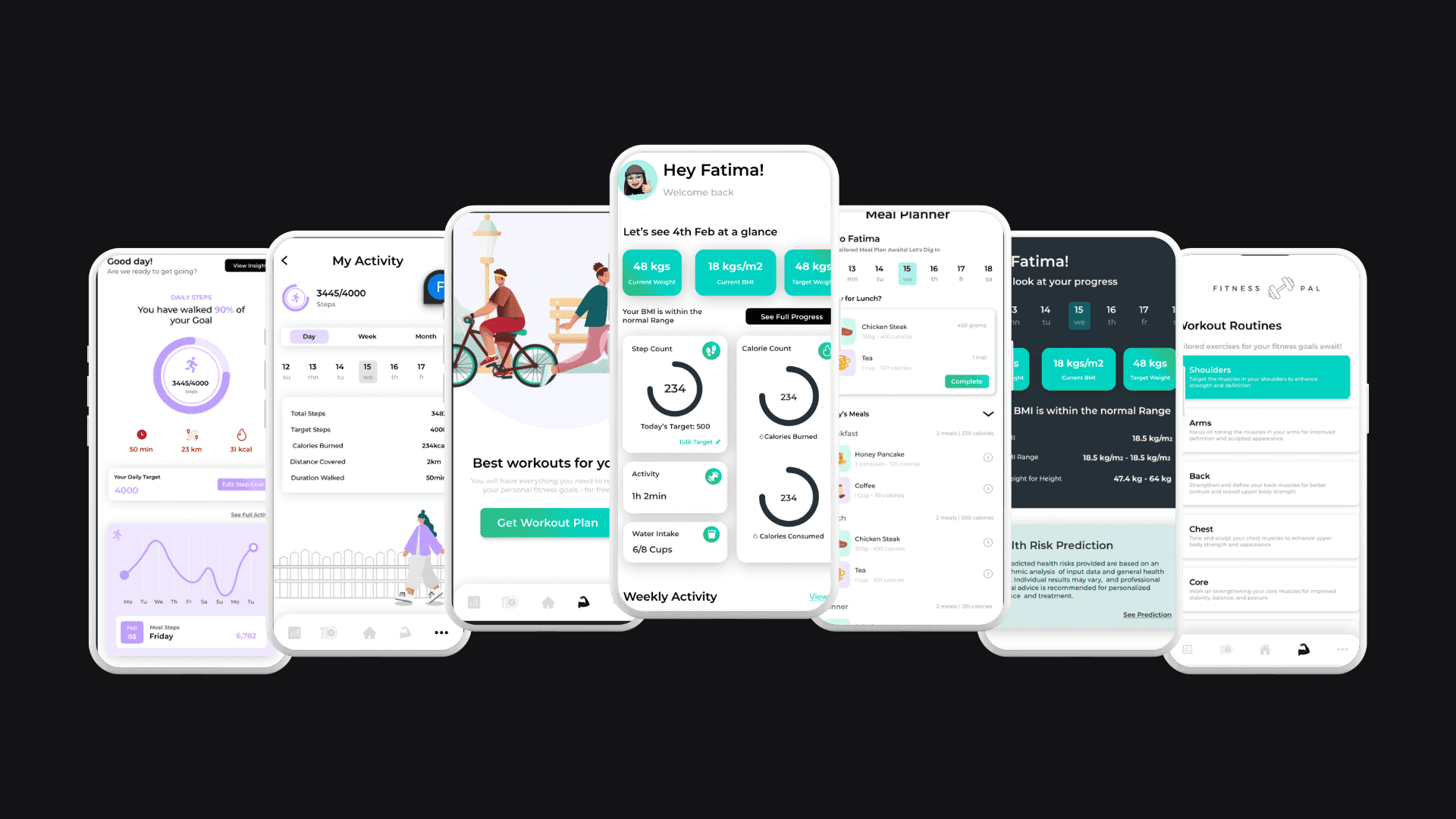 Fitness Pal — Mobile — interface preview