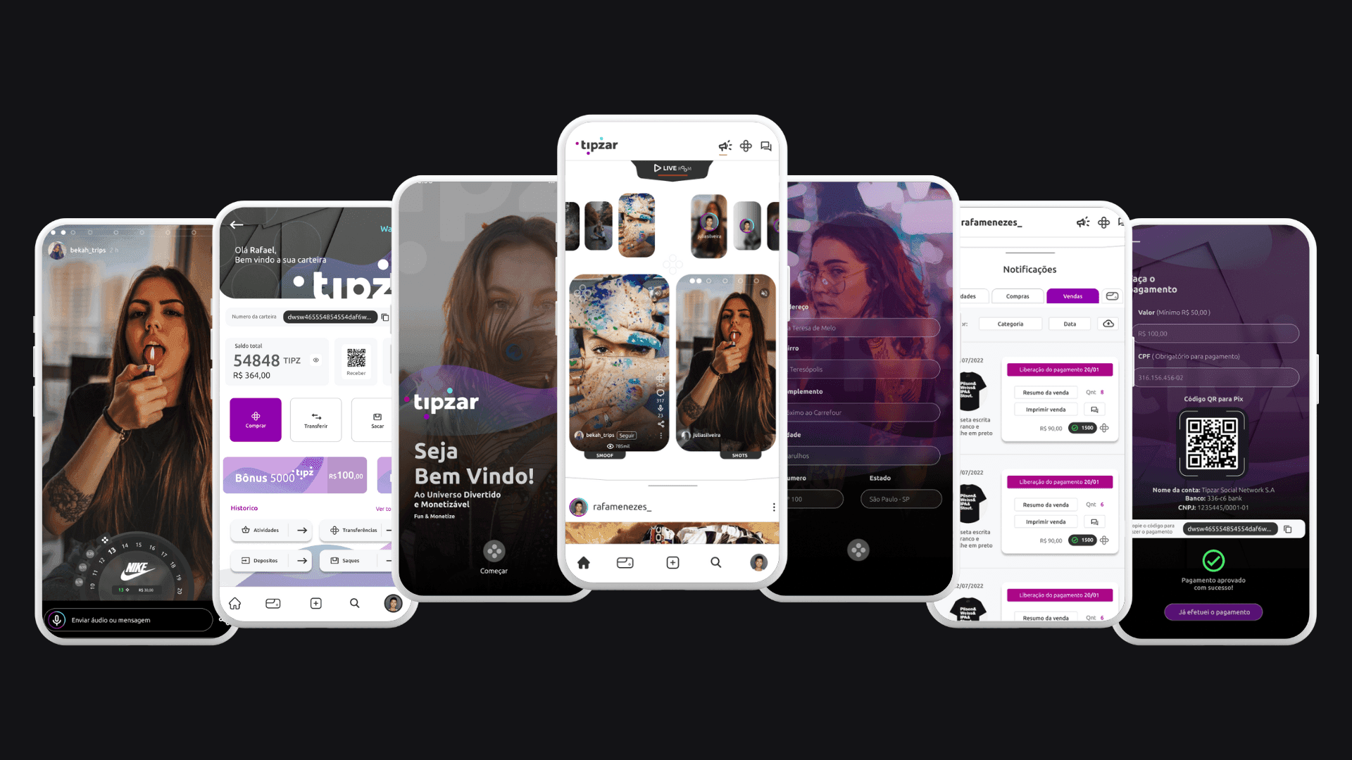 TipZar — interface preview