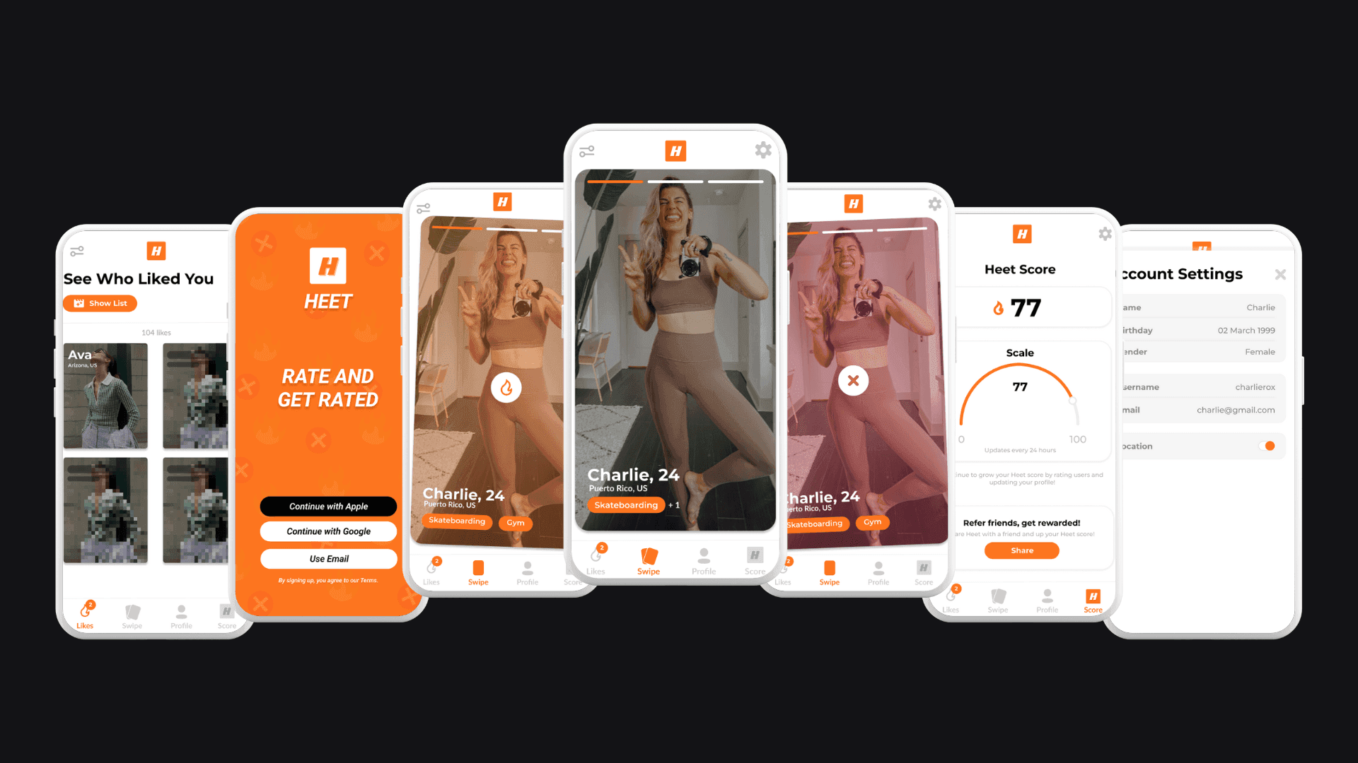 Heet — interface preview